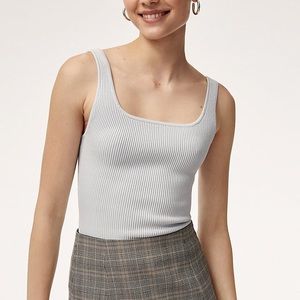 Aritzia Babaton Sculp Knit Long Tank